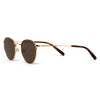 Ashton Gold Brown Lens