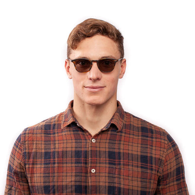 Morgan Vintage Tortoiseshell Matt Brown Lens