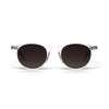 Elton Crystal Silver Core Grey Gradient Lens