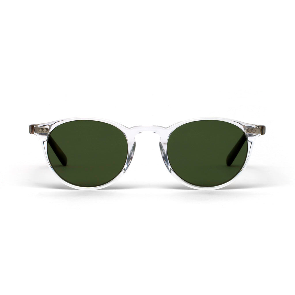 Elton Crystal Tortoiseshell Arms Green Lens