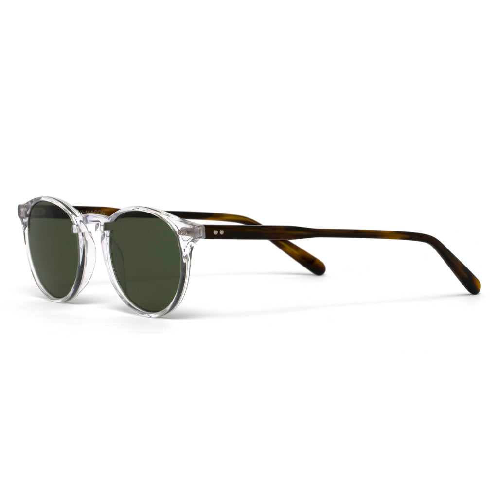 Elton Crystal Tortoiseshell Arms Green Lens