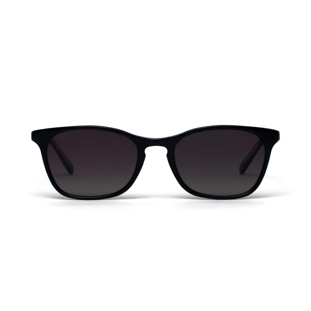Emma Black Crystal Grey Gradient Lens