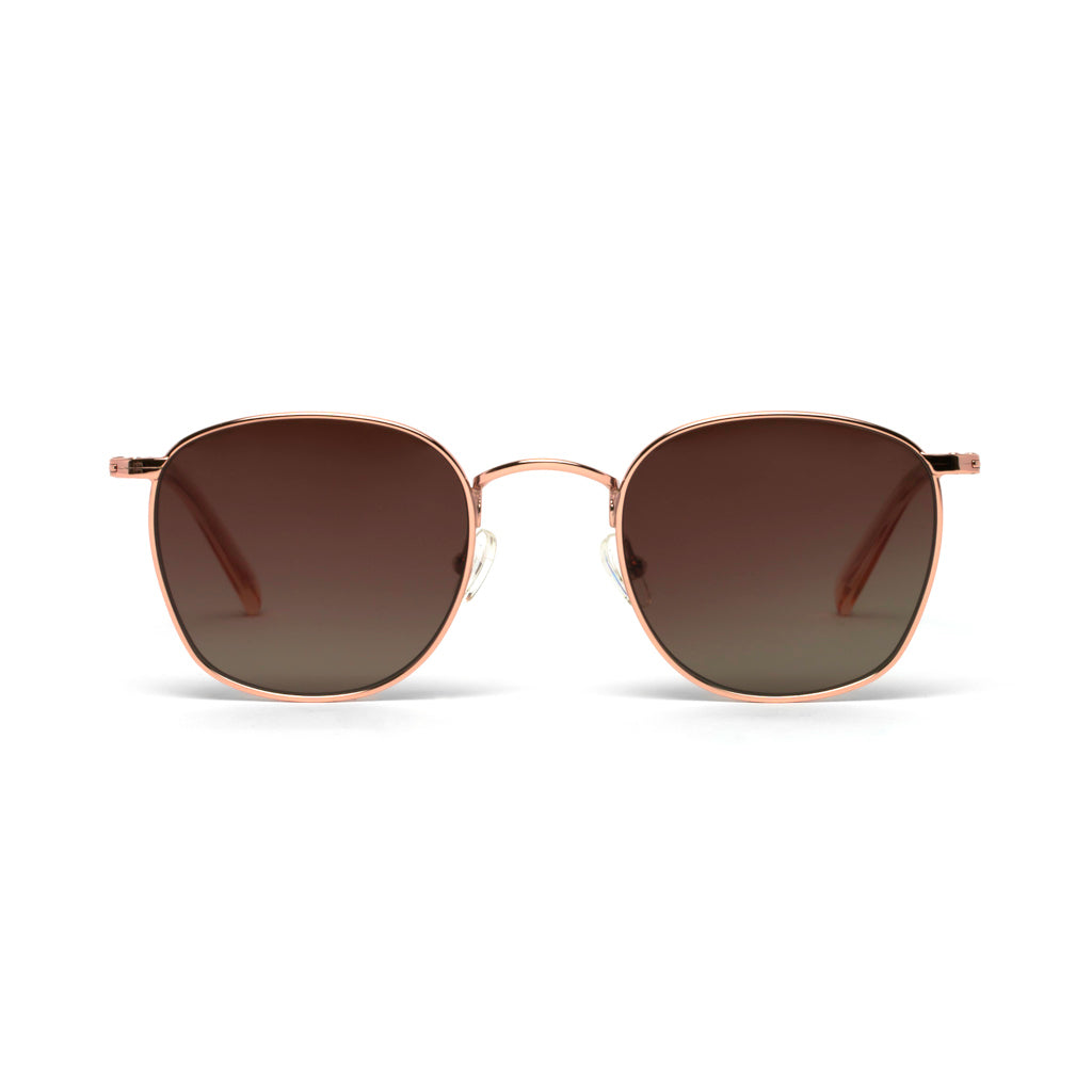 Harper Rose Gold Brown Gradient Lens