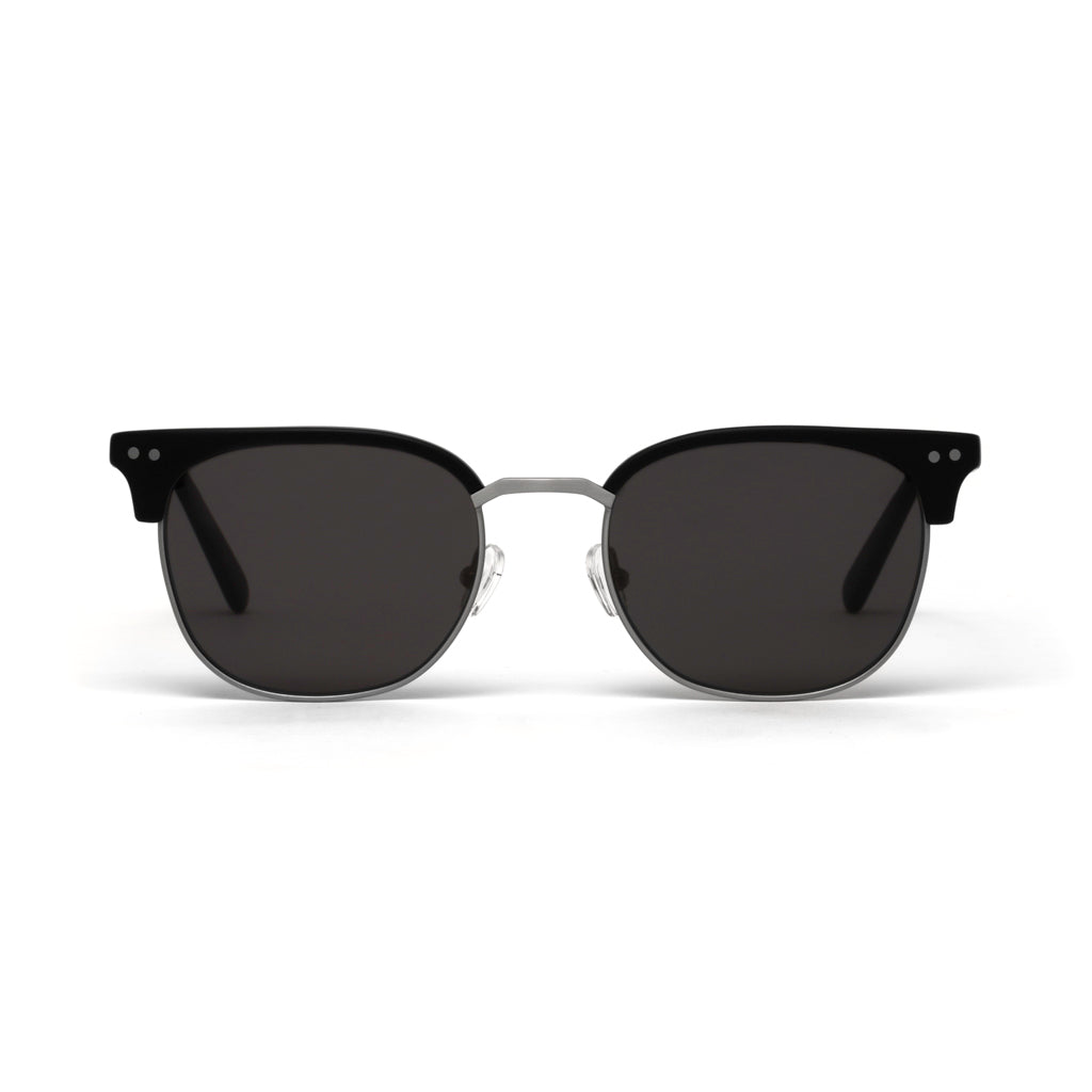 Willow Silver Silver Black Matt Grey Lens