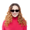 Emma Black Crystal Grey Gradient Lens