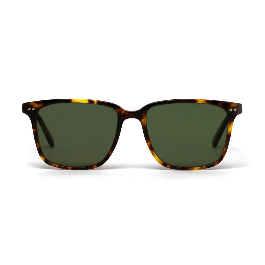Clark Honey Tortoiseshell Green Lens